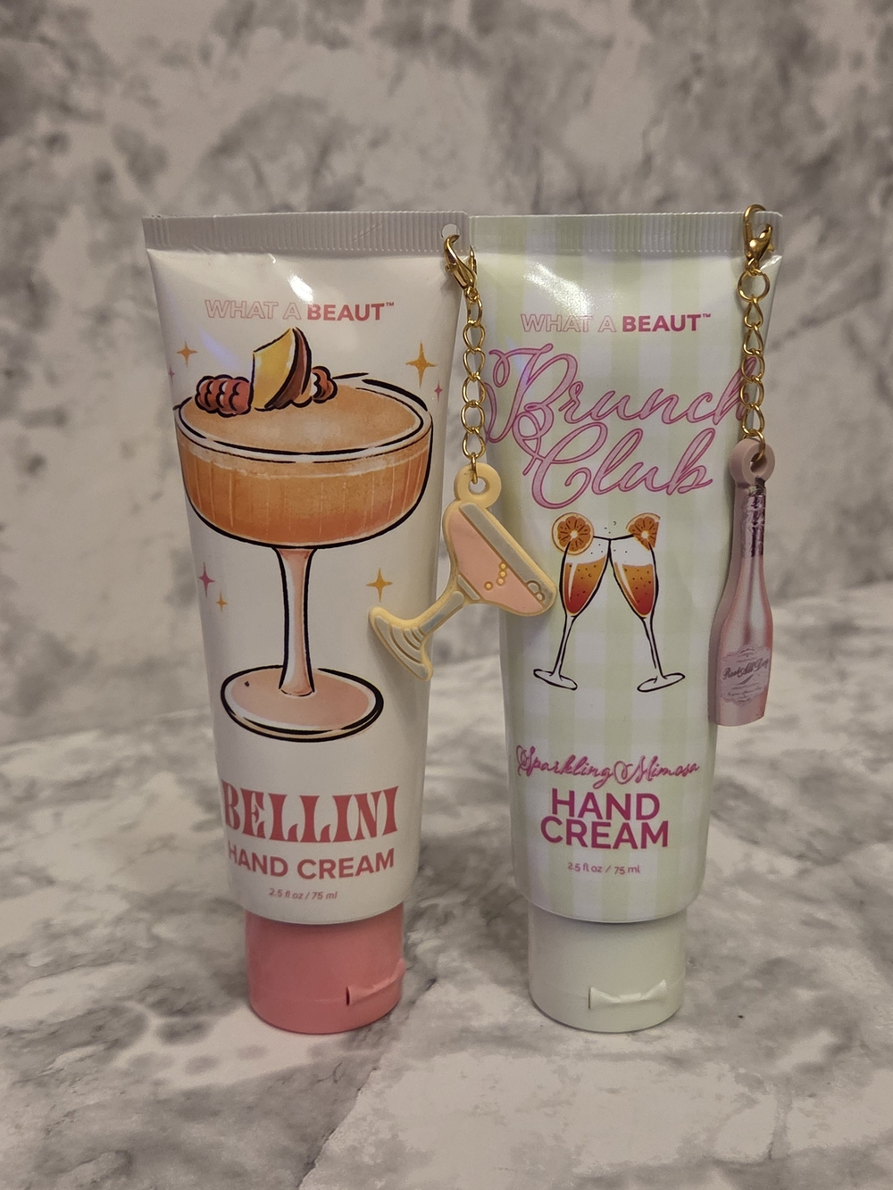 What A Beaut Cocktail Hand Cream - Bellini, Sparkling Mimosa - Pink, Mint